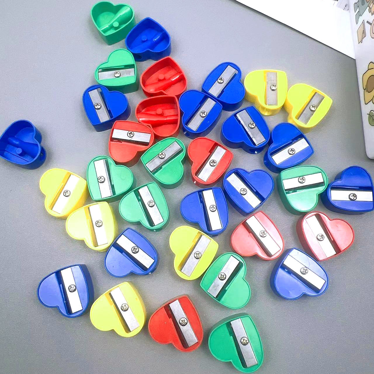 Wholesale Love Plastic Pencil Sharpeners